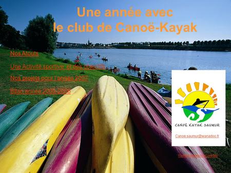 Une année avec le club de Canoë-Kayak