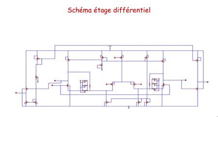 Schéma étage différentiel. Schéma étage CMC Schéma étage Différentiel et CMC.