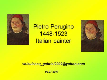 Pietro Perugino 1448-1523 Italian painter 02.07.2007.