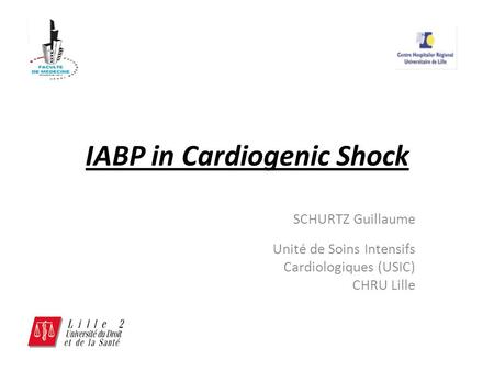 IABP in Cardiogenic Shock