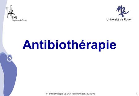 F° antibiothérapie DESAR Rouen (+Caen)
