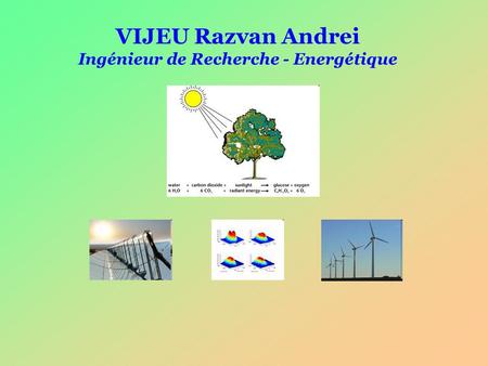 VIJEU Razvan Andrei Ingénieur de Recherche - Energétique