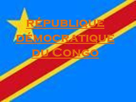 république démocratique du Congo