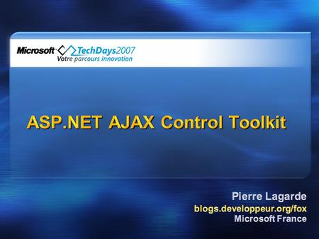 ASP.NET AJAX Control Toolkit