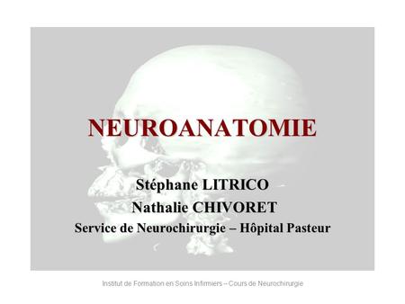 Service de Neurochirurgie – Hôpital Pasteur