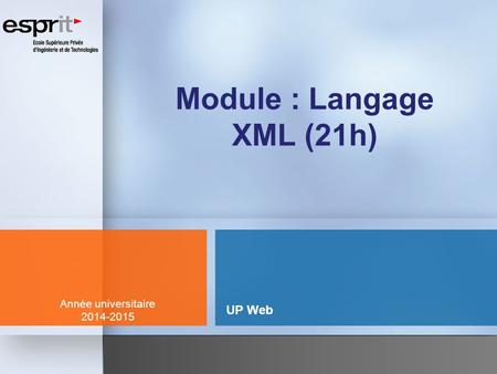 Module : Langage XML (21h)