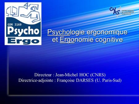 Psychologie ergonomique et Ergonomie cognitive