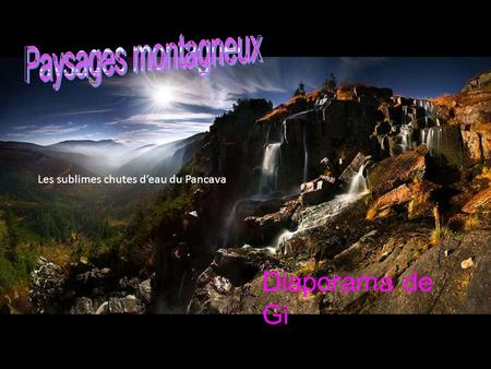 Diaporama de Gi Paysages montagneux
