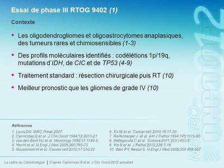 Essai de phase III RTOG 9402 (1)