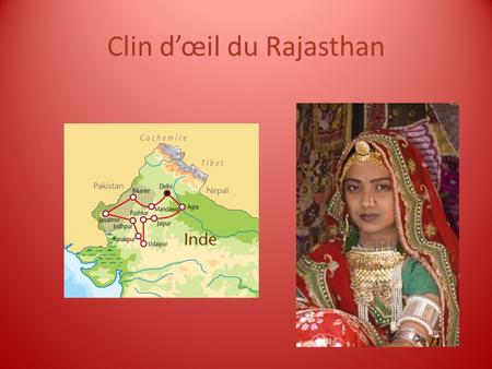 Clin d’œil du Rajasthan. 1 er jour Envol pour Delhi.