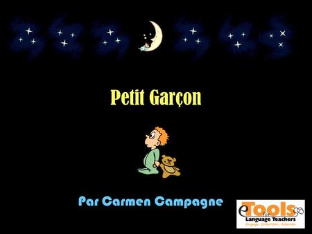 Petit Garçon Par Carmen Campagne.