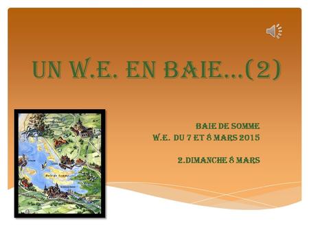 Un w.e. en Baie…(2) Baie de Somme W.E. du 7 et 8 mars 2015 2.Dimanche 8 mars.