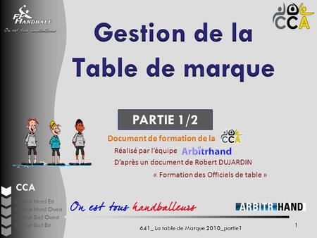 Gestion de la Table de marque