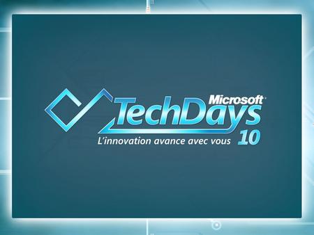 22 Lag110 : Le développement SharePoint 2010 avec Visual Studio 2010 Mardi 9 février 2010 Frédéric Wickert Partner Technical Specialist Microsoft.