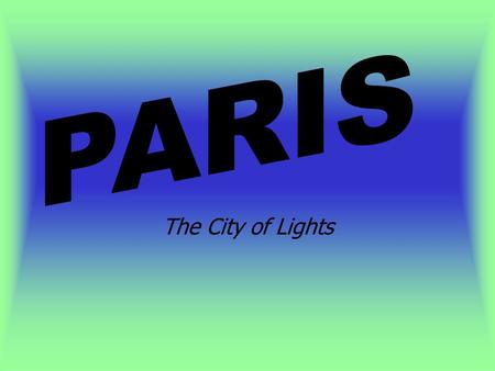 The City of Lights. Plan des Monuments Paris Les Kiosques.