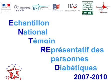 Echantillon National Témoin REprésentatif des personnes Diabétiques 2007-2010.