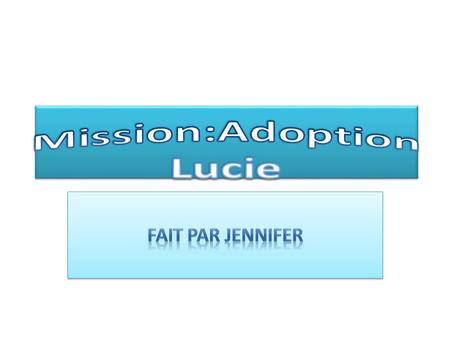 Mission:Adoption Lucie