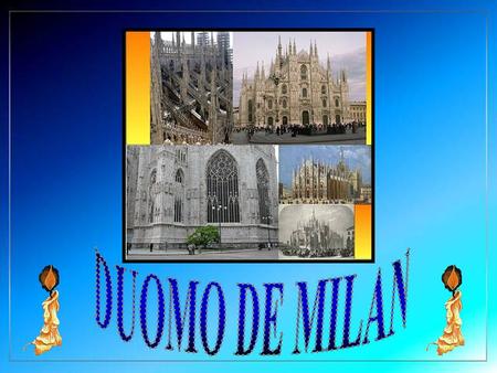 Le Duomo de Milan est une cathédrale gothique de très grandes dimensions ; après celle de Séville, c’est la deuxième cathédrale catholique romaine.