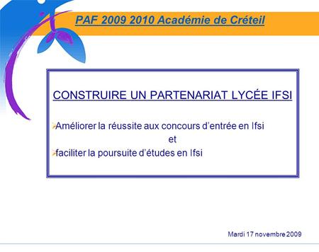 PAF Académie de Créteil
