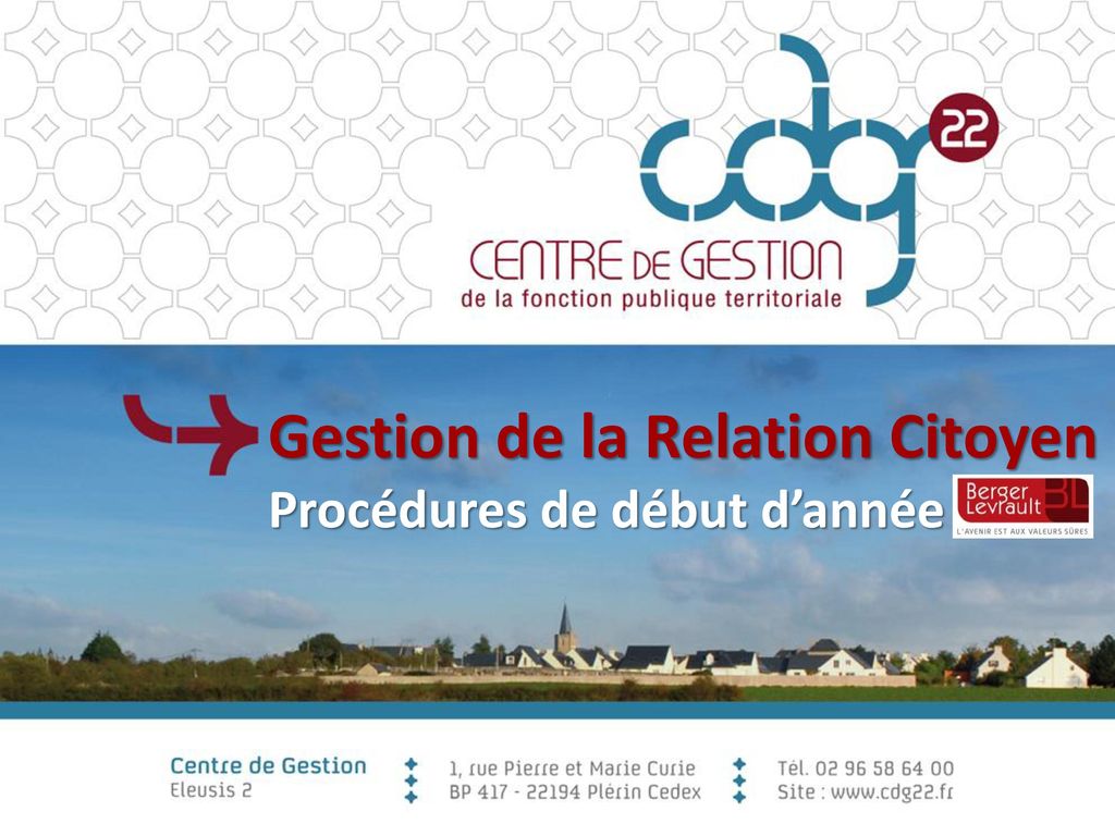 Gestion De La Relation Citoyen Procedures De Debut D Annee Ppt Telecharger