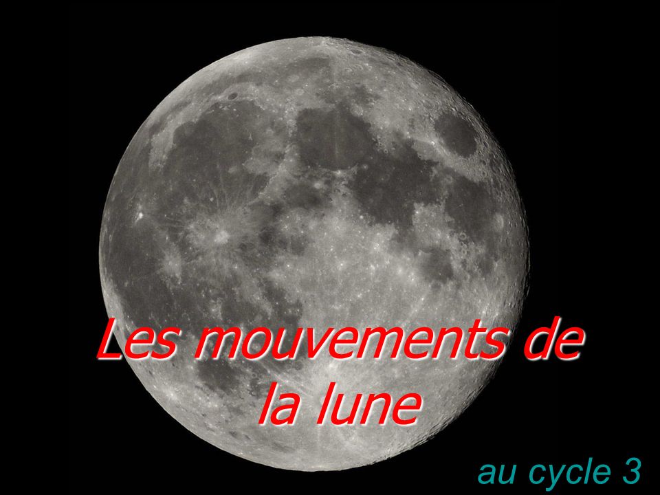 Les Mouvements De La Lune Ppt Video Online Telecharger