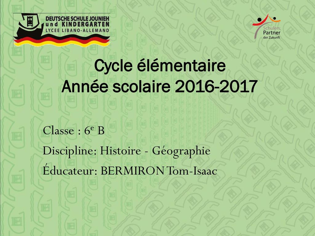 Cycle Elementaire Annee Scolaire Ppt Telecharger