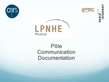 Pôle Communication Documentation