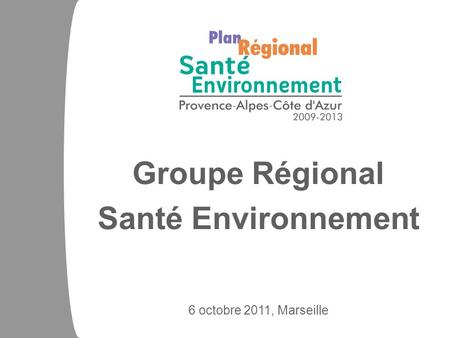 Groupe Régional Santé Environnement