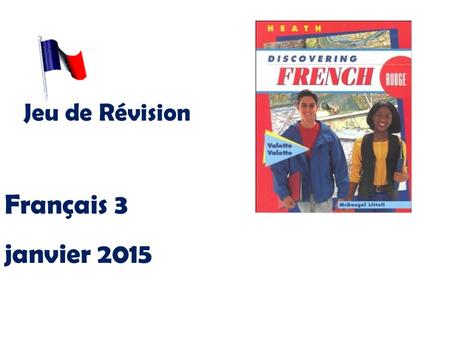 Jeu de Révision Français 3 janvier 2015.