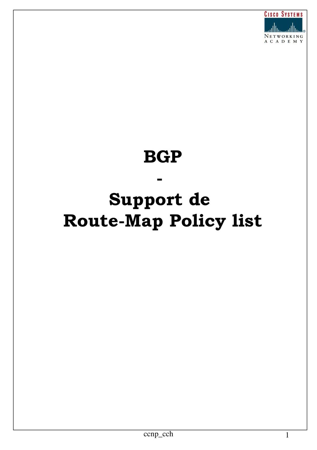 Bgp Support De Route Map Policy List Ppt Telecharger