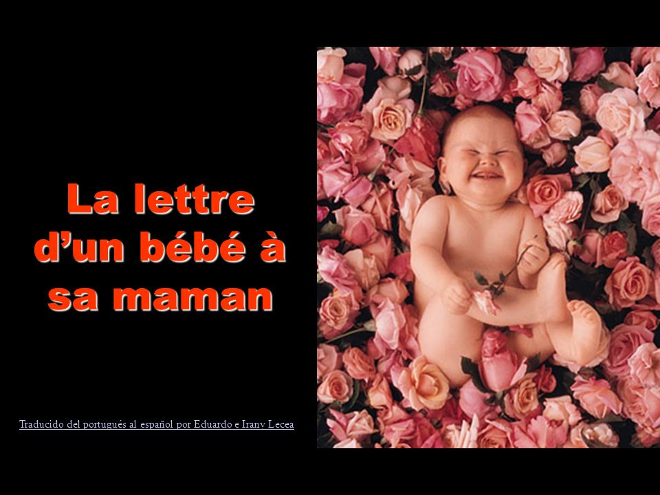 La Lettre D Un Bebe A Sa Maman Ppt Video Online Telecharger