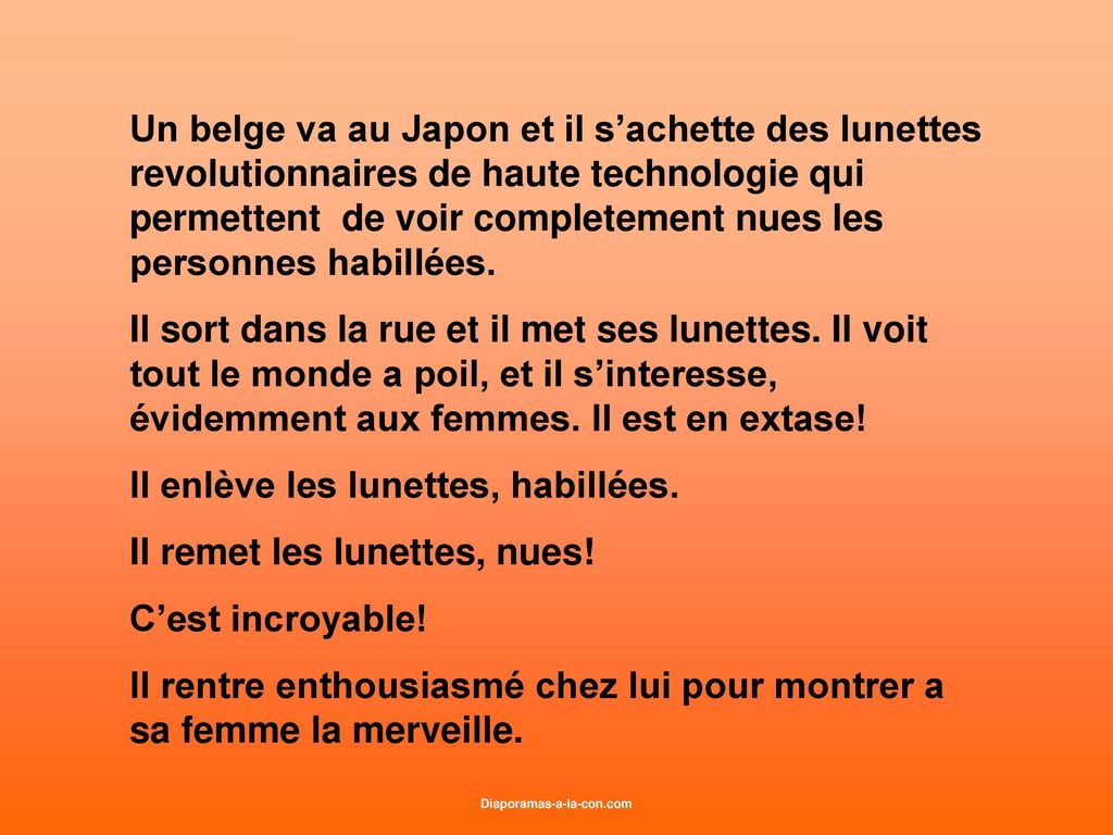 Il enlève les lunettes, habillées. Il remet les lunettes, nues! - ppt  télécharger