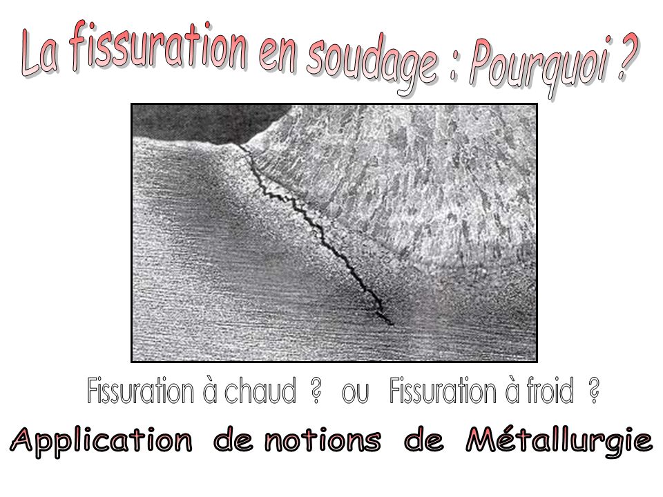 La Fissuration à Chaud (FAC) - Rocd@cier