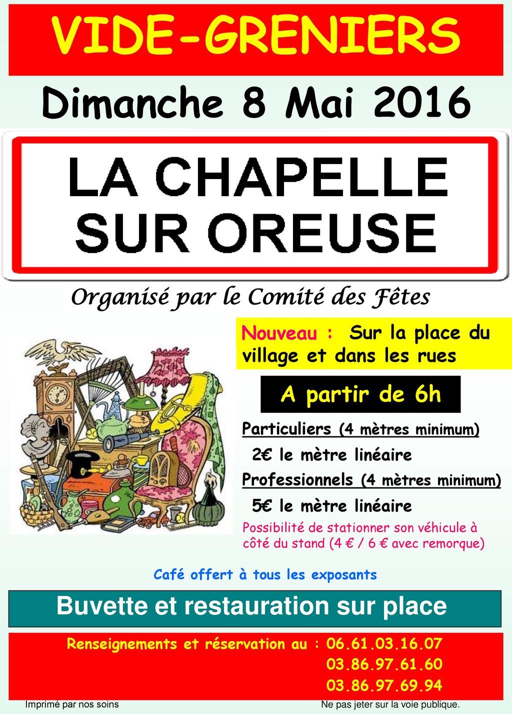 Vide Greniers Dimanche 8 Mai 16 Buvette Et Restauration Sur Place Ppt Telecharger