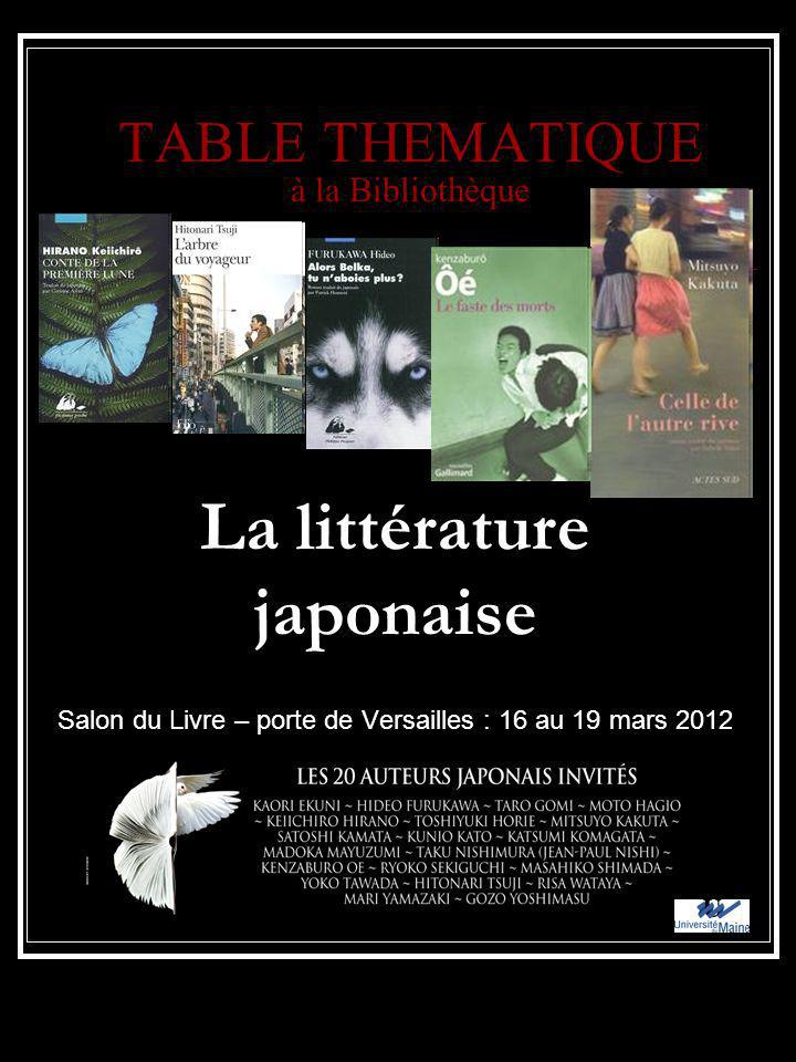 Littératures du Japon au Salon du livre 2012