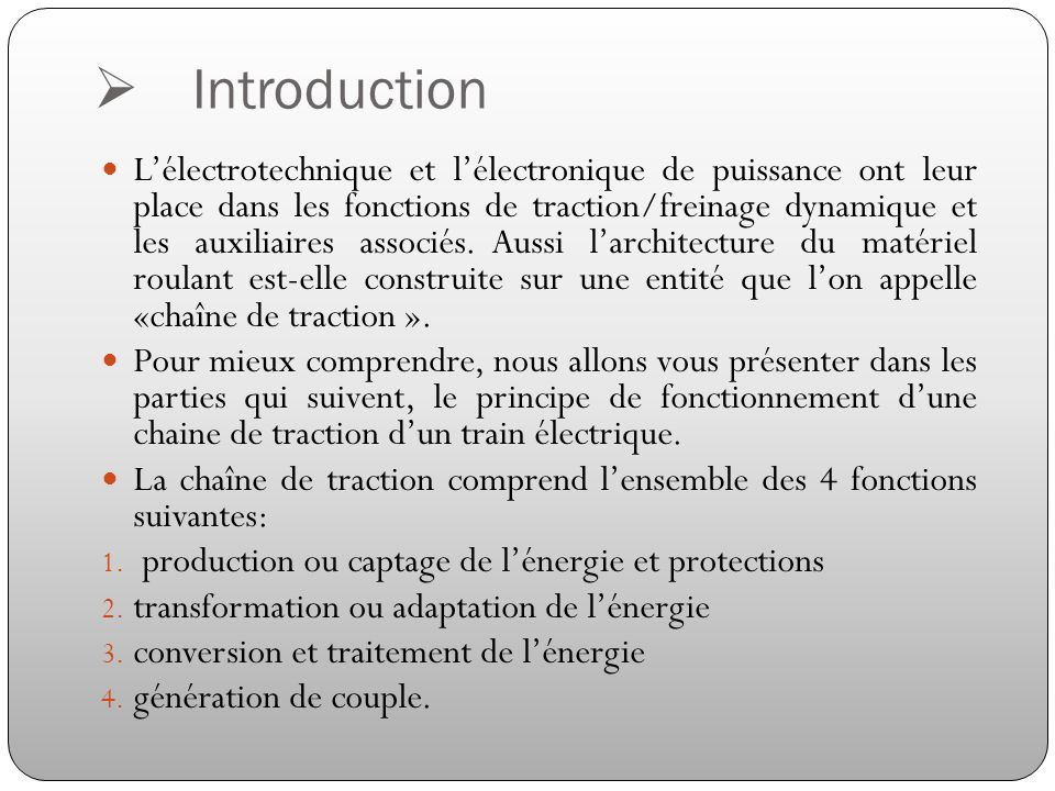 1. Introduction à l'électronique de puissance /Les convertisseurs