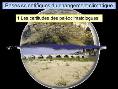 Bases scientifiques du changement climatique