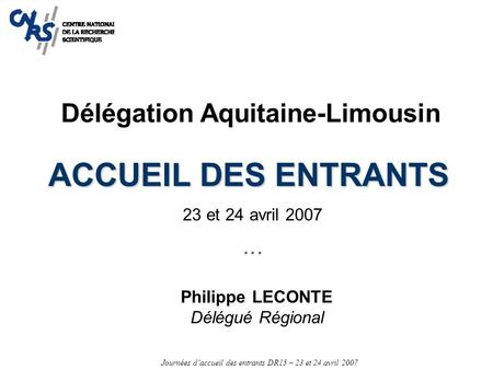 Délégation Aquitaine-Limousin