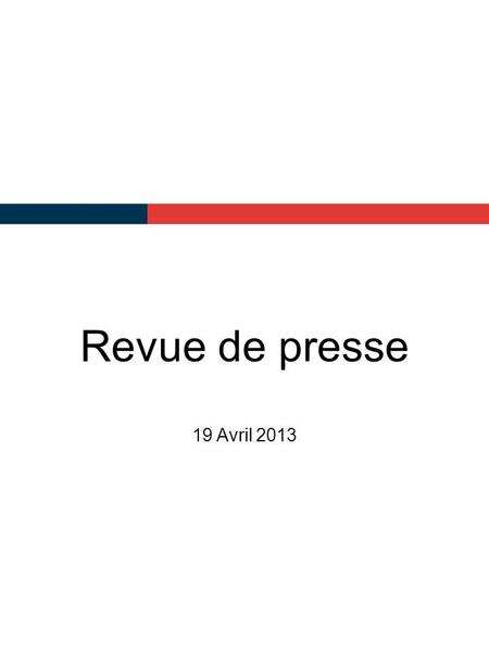 Revue de presse 19 Avril 2013. Publication:Al Aan TypeHebdomadaire Pays :Maroc Circulation:21028 Date19 Avril 2013.