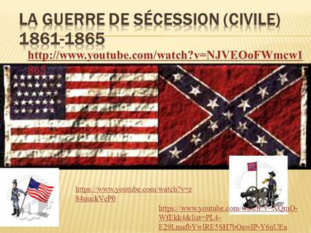 La guerre de sécession (civile)
