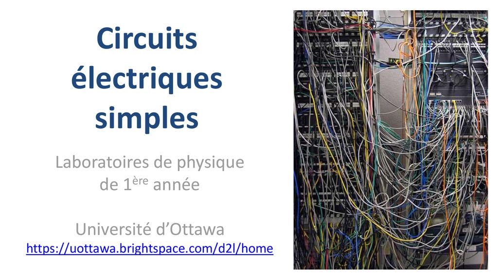 Circuit électrique simple - myMaxicours