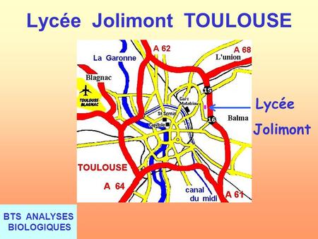 Lycée Jolimont TOULOUSE