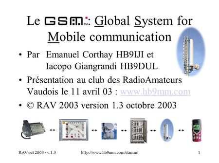 Le : Global System for Mobile communication