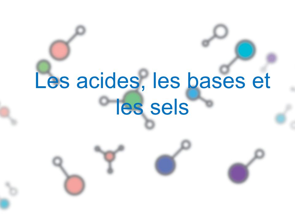 nommer les acides et les bases