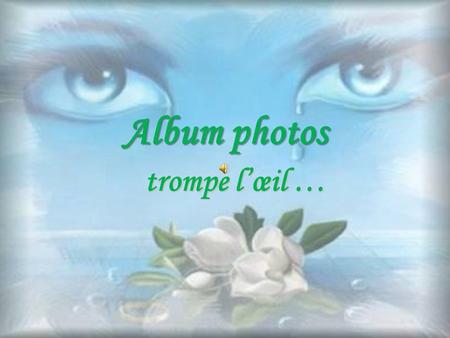 Album photos trompe l’œil ….