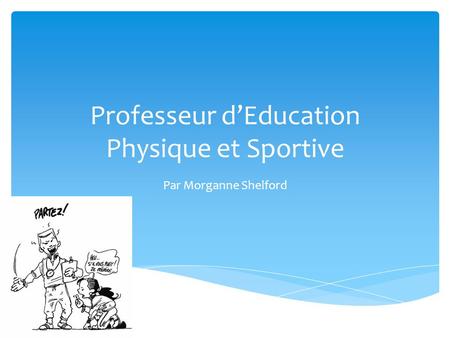 Professeur d’Education Physique et Sportive