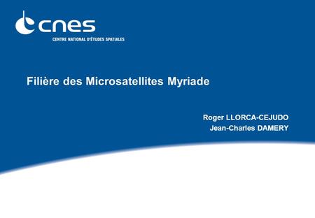 Filière des Microsatellites Myriade