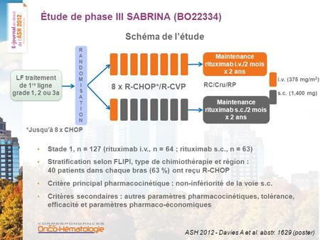 Étude de phase III SABRINA (BO22334)
