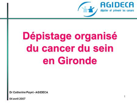 Dépistage organisé du cancer du sein en Gironde