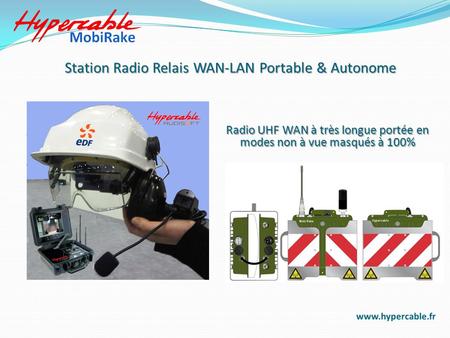Station Radio Relais WAN-LAN Portable & Autonome